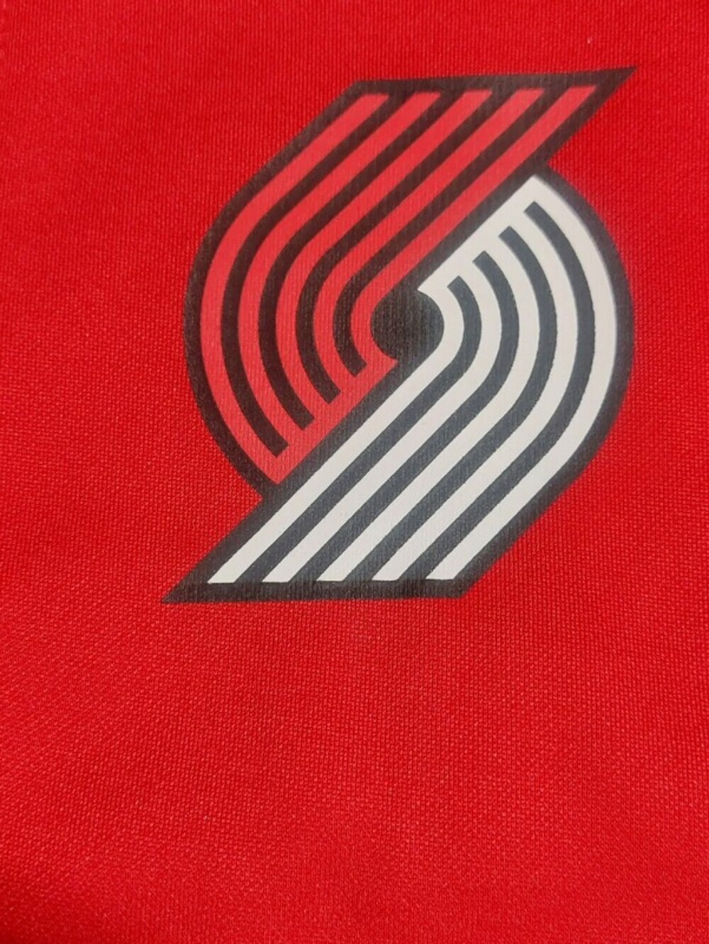 NBA Portland Trail Blazers Hands High MVP Quarter Zip Pullover Womens Size L Red - Picture 2 of 7